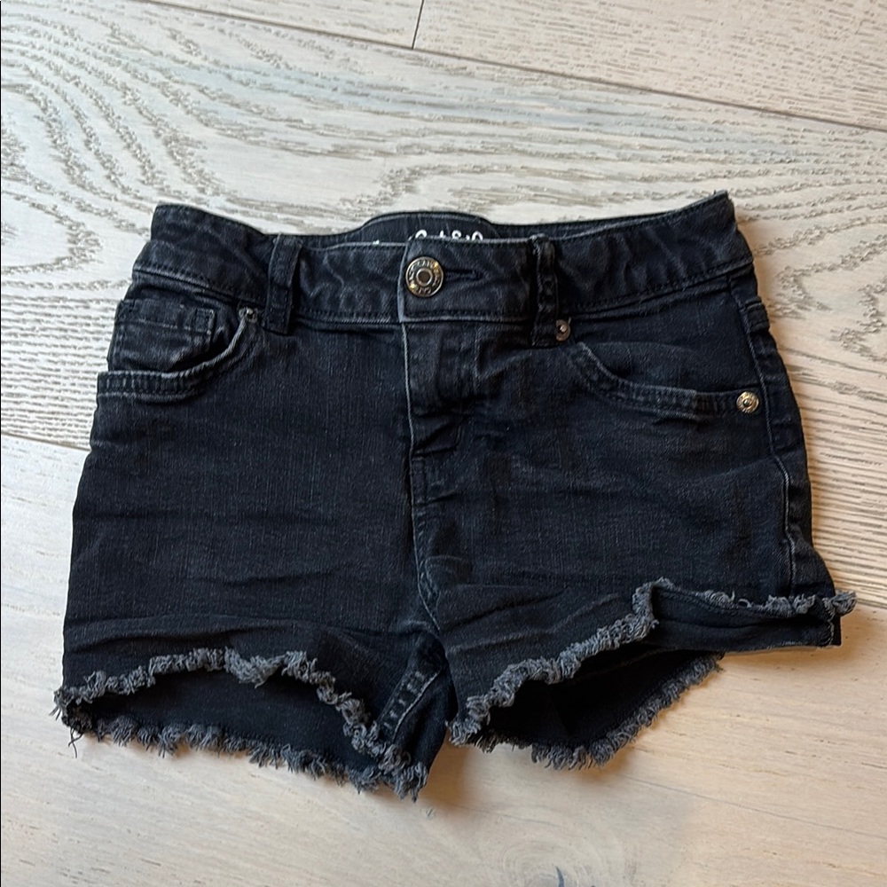 Cat & Jack Black Denim Kids Shorts